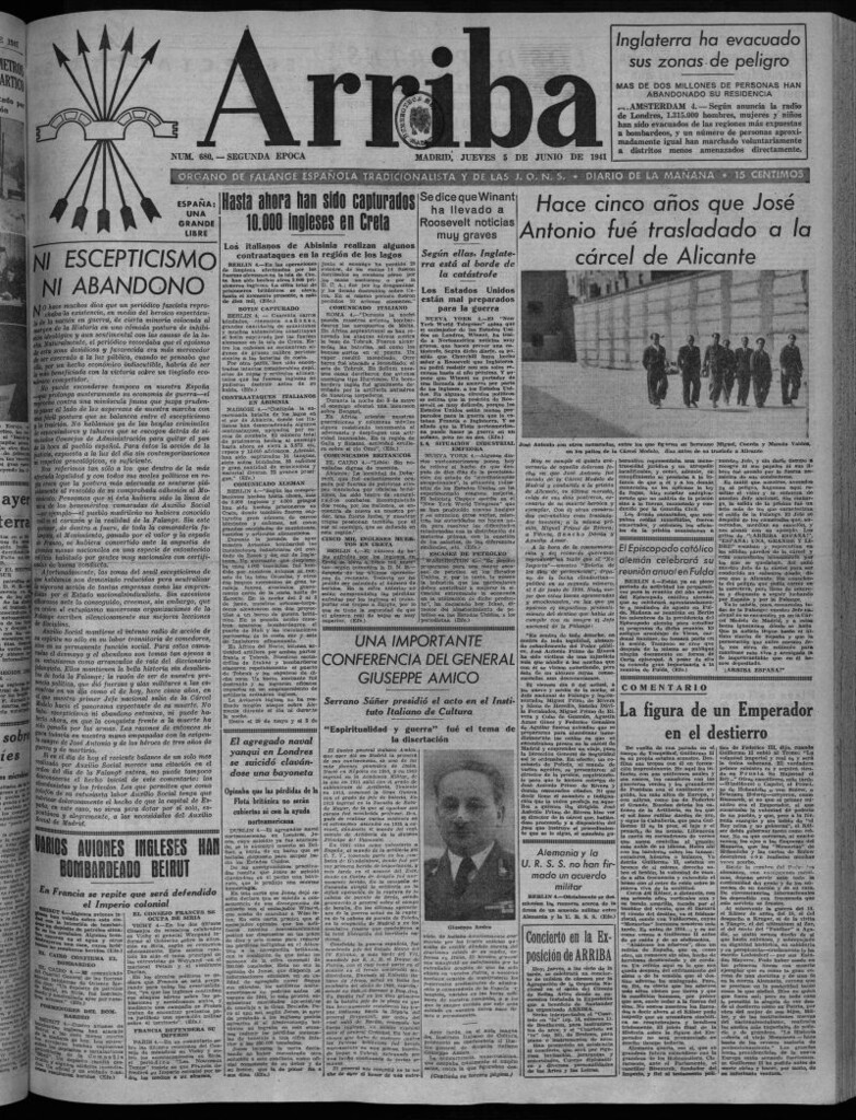 Miniatura de Arriba del 5 de junio de 1941