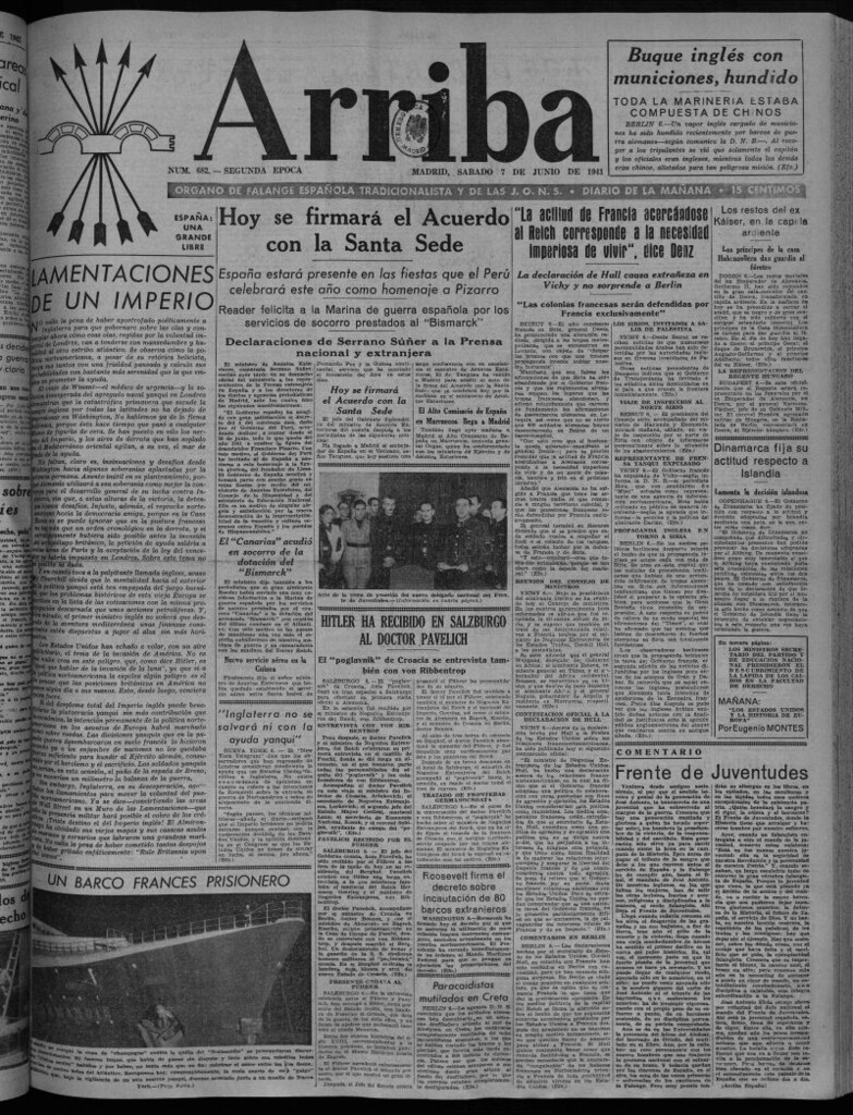 Miniatura de Arriba del 7 de junio de 1941