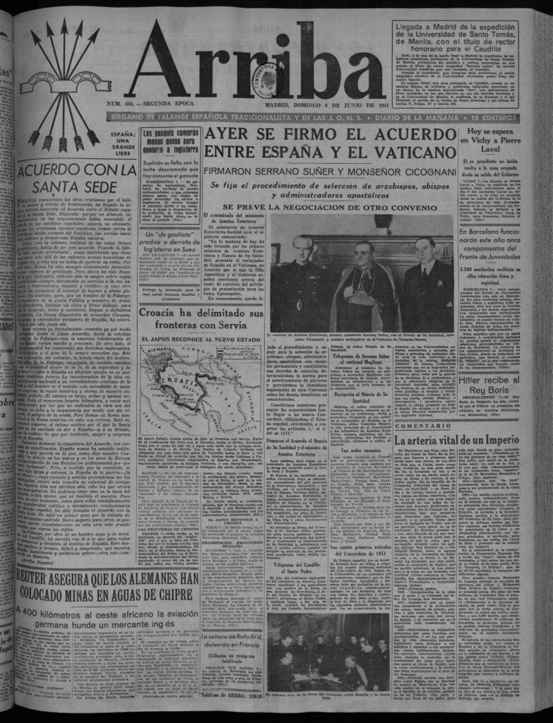 Miniatura de Arriba del 8 de junio de 1941