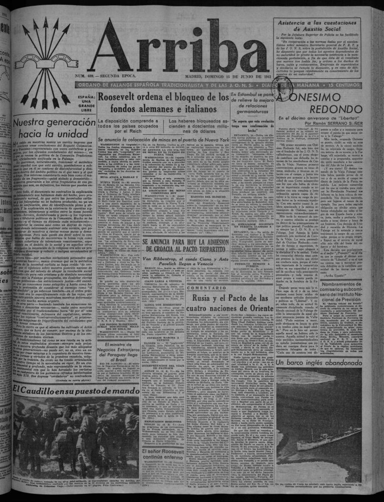 Miniatura de Arriba del 15 de junio de 1941