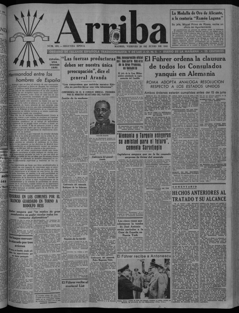 Miniatura de Arriba del 20 de junio de 1941