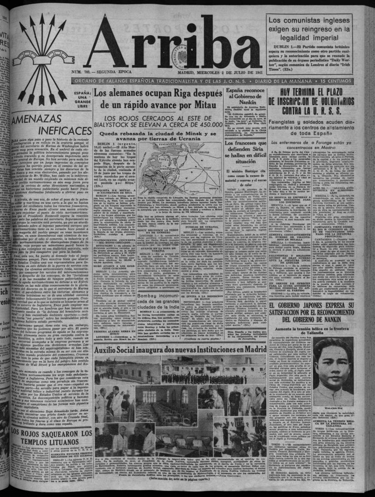 Miniatura de Arriba del 2 de julio de 1941