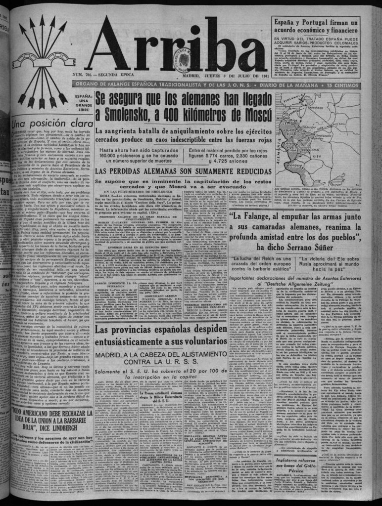 Miniatura de Arriba del 3 de julio de 1941