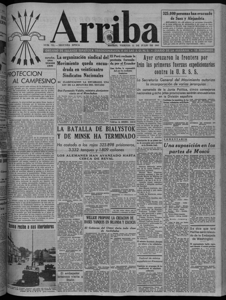 Miniatura de Arriba del 11 de julio de 1941