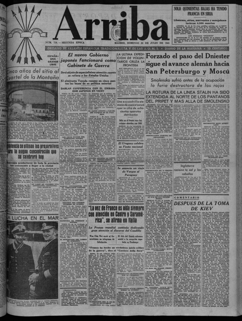 Miniatura de Arriba del 20 de julio de 1941