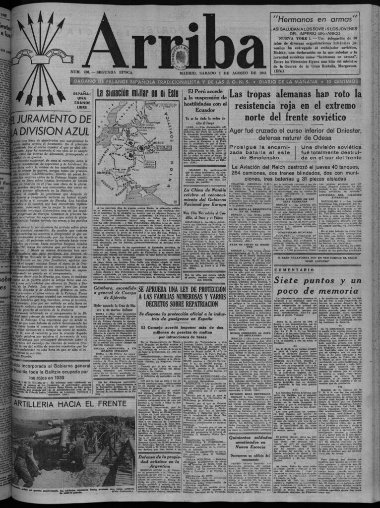 Miniatura de Arriba del 2 de agosto de 1941