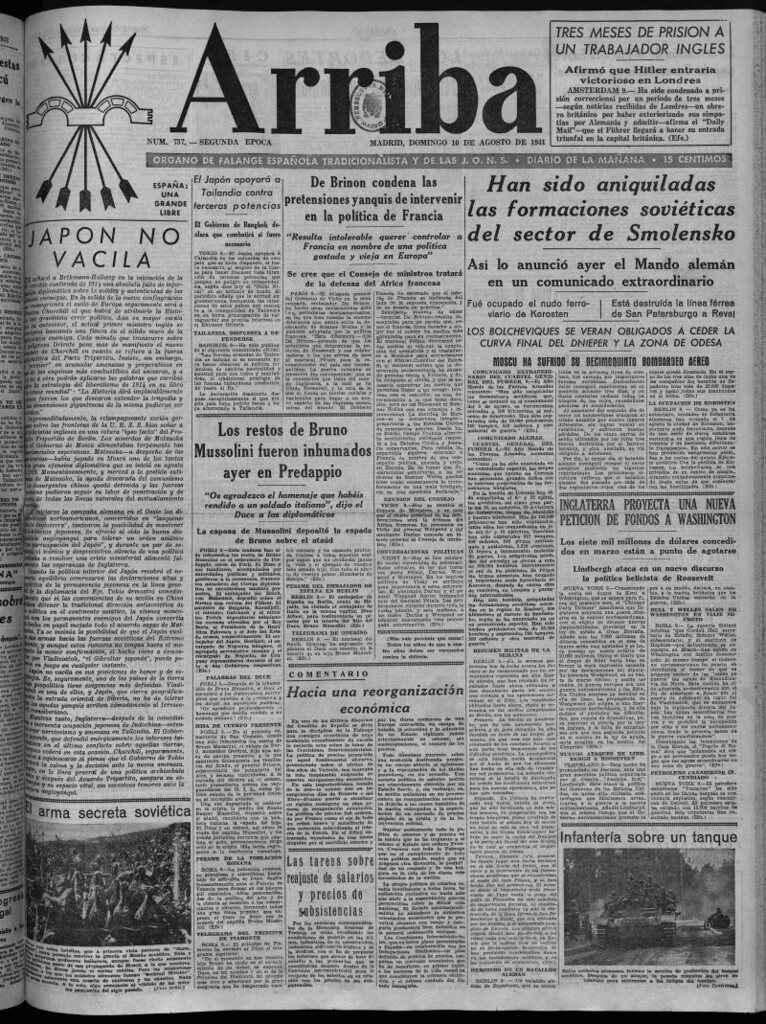 Miniatura de Arriba del 10 de agosto de 1941
