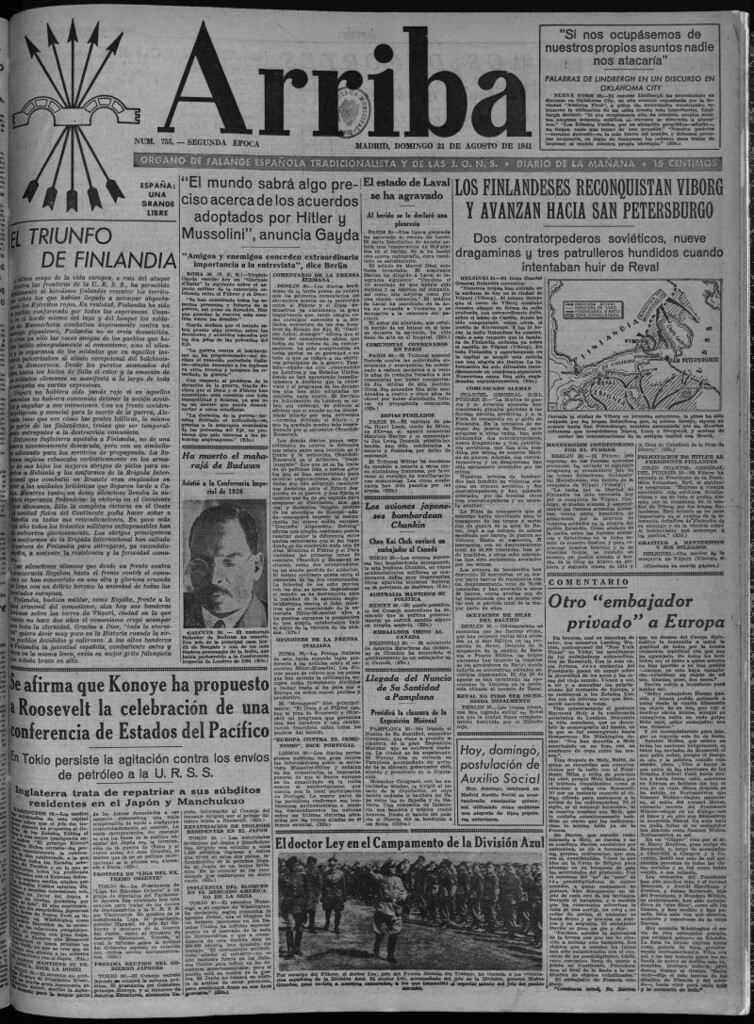 Miniatura de Arriba del 31 de agosto de 1941