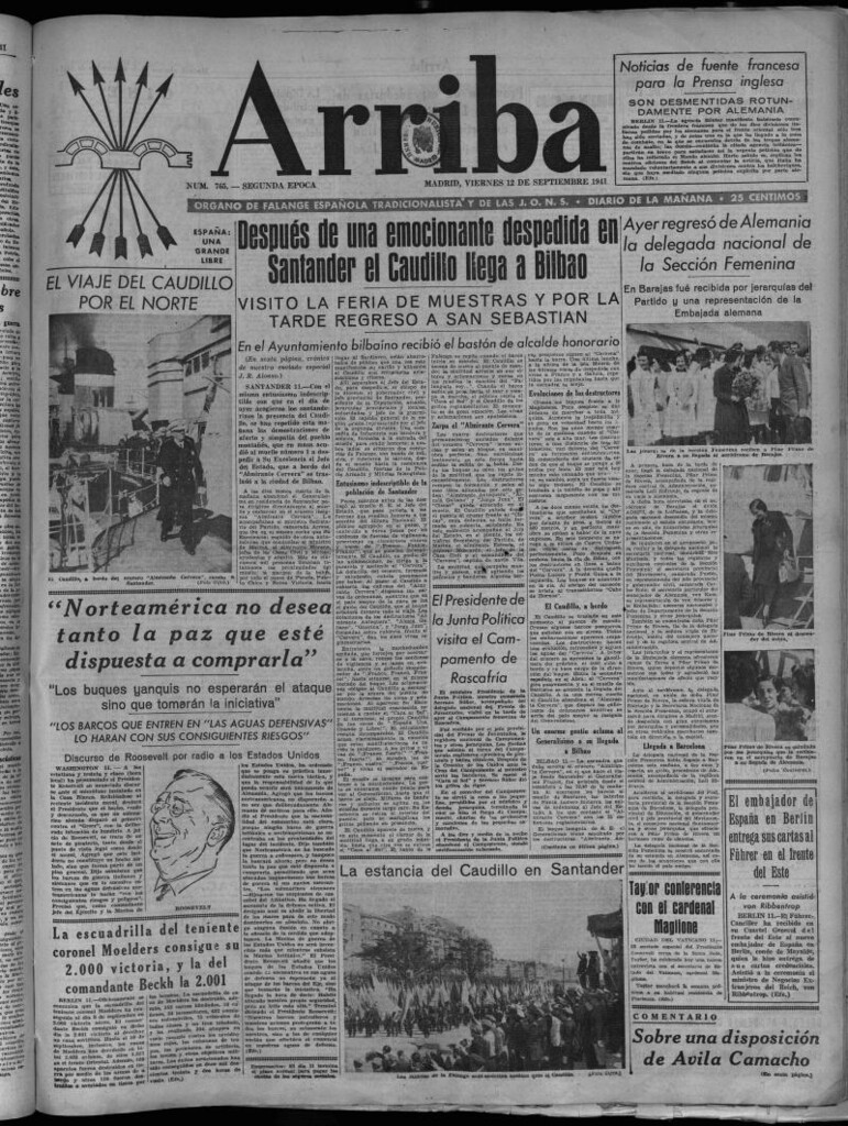 Miniatura de Arriba del 12 de septiembre de 1941