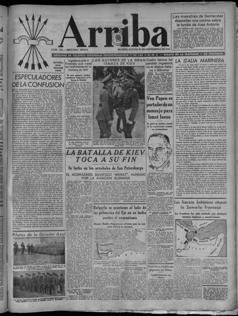 Miniatura de Arriba del 25 de septiembre de 1941