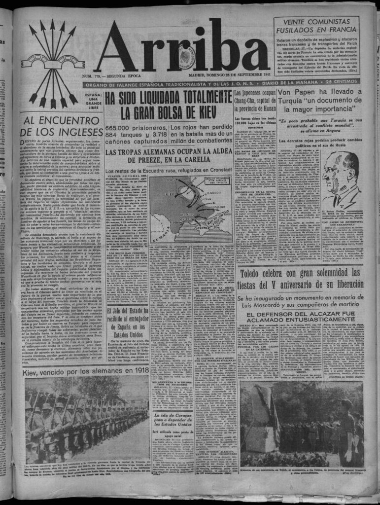 Miniatura de Arriba del 28 de septiembre de 1941