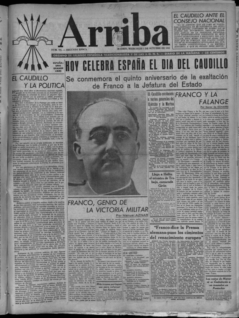 Miniatura de Arriba del 1 de octubre de 1941
