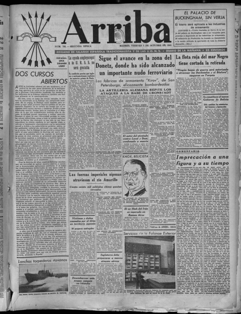 Miniatura de Arriba del 3 de octubre de 1941