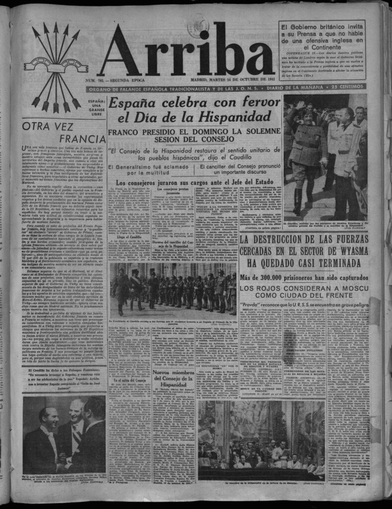 Miniatura de Arriba del 14 de octubre de 1941