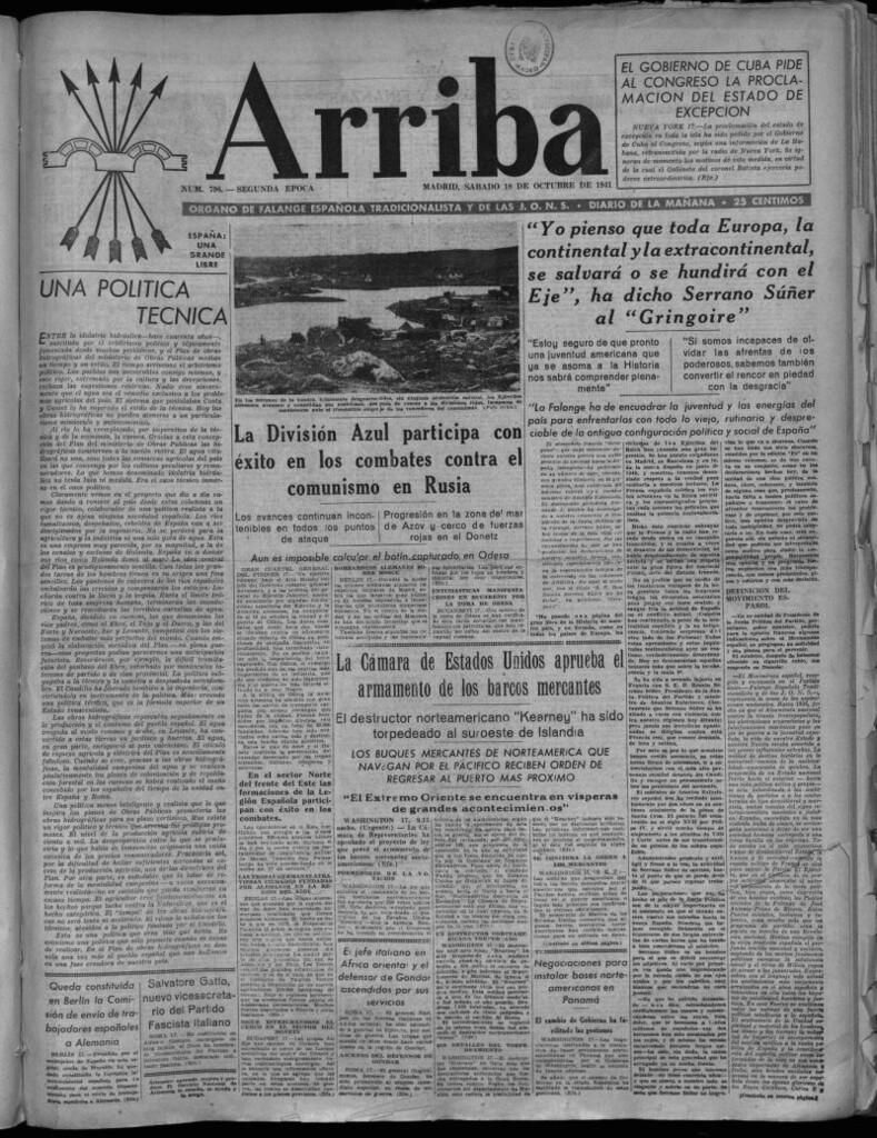 Miniatura de Arriba del 18 de octubre de 1941