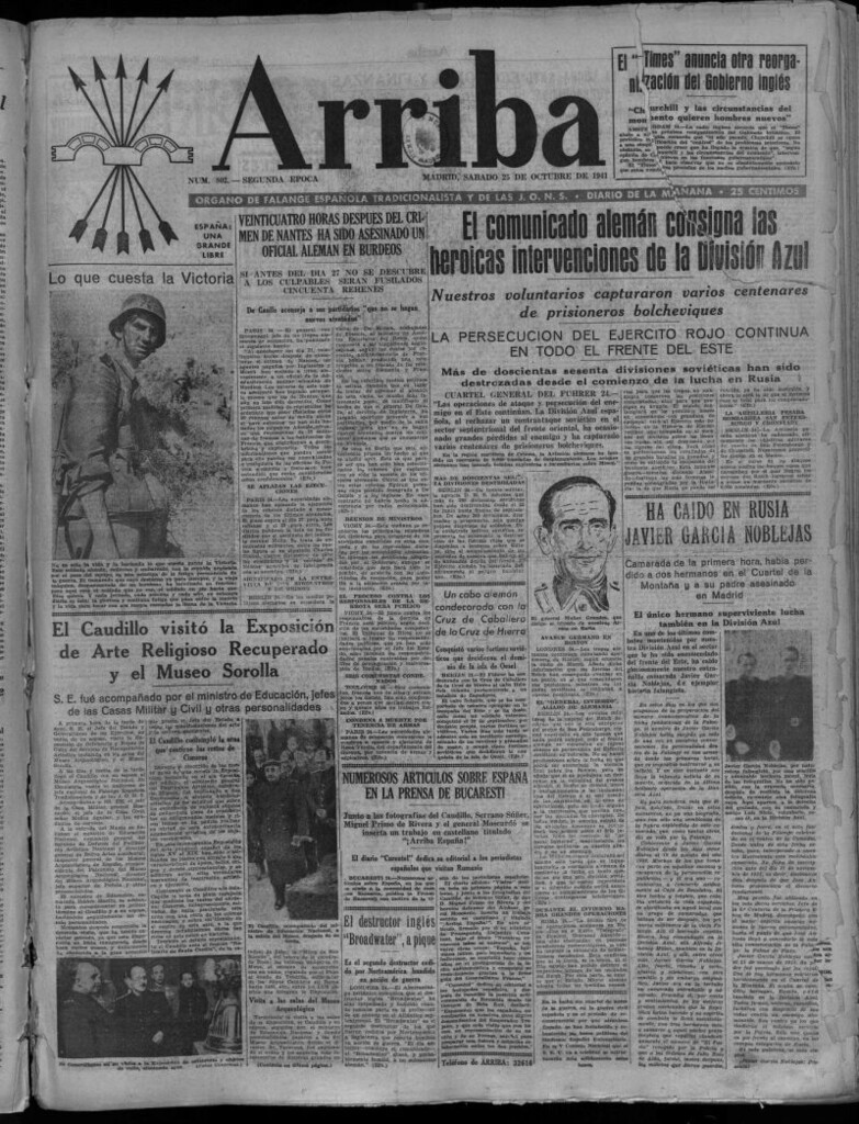Miniatura de Arriba del 25 de octubre de 1941