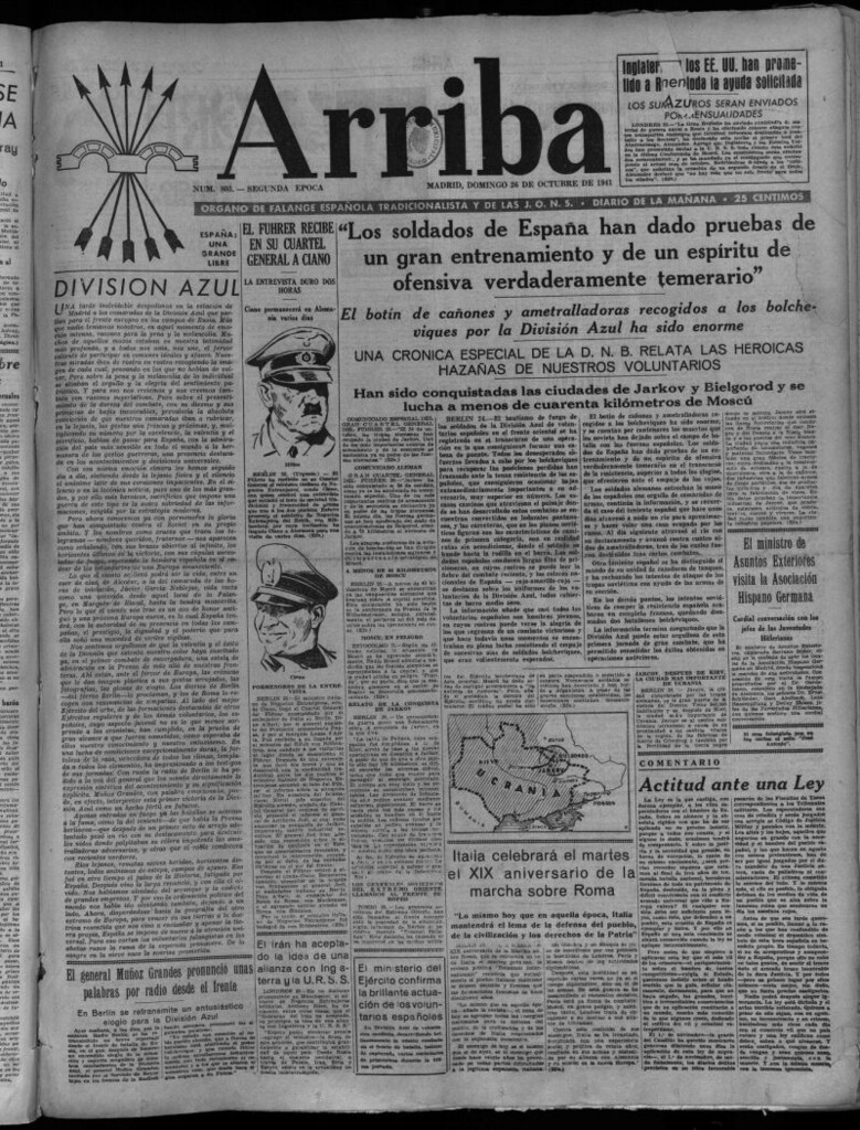 Miniatura de Arriba del 26 de octubre de 1941