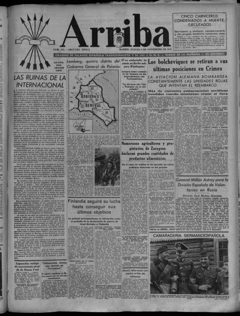 Miniatura de Arriba del 6 de noviembre de 1941