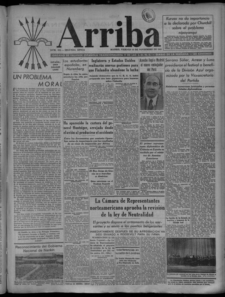 Miniatura de Arriba del 14 de noviembre de 1941