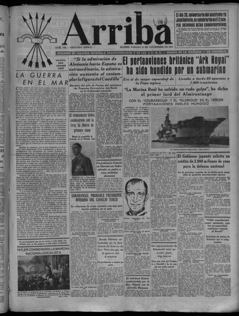 Miniatura de Arriba del 15 de noviembre de 1941