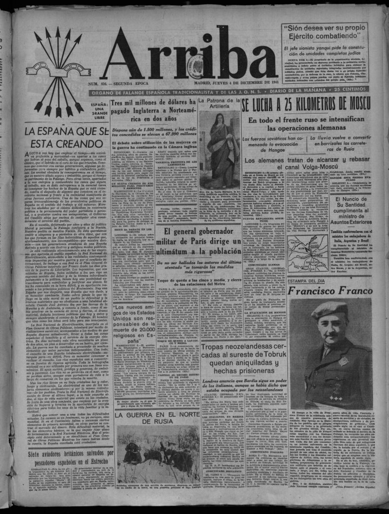 Miniatura de Arriba del 4 de diciembre de 1941