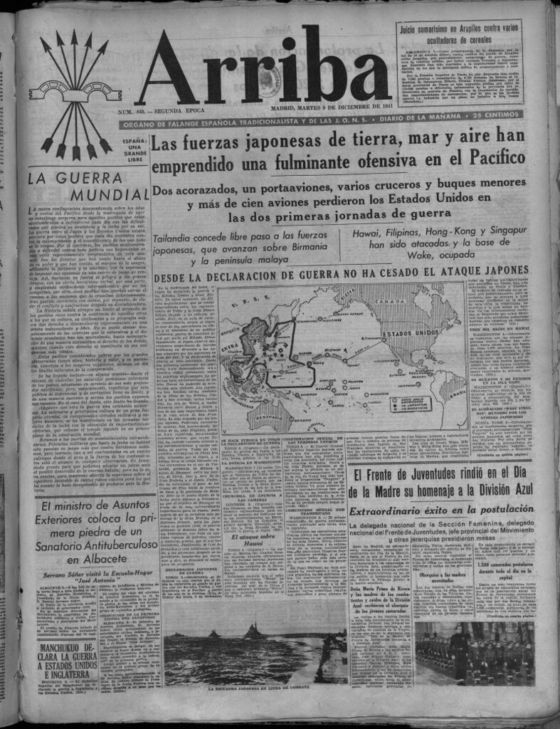 Miniatura de Arriba del 9 de diciembre de 1941