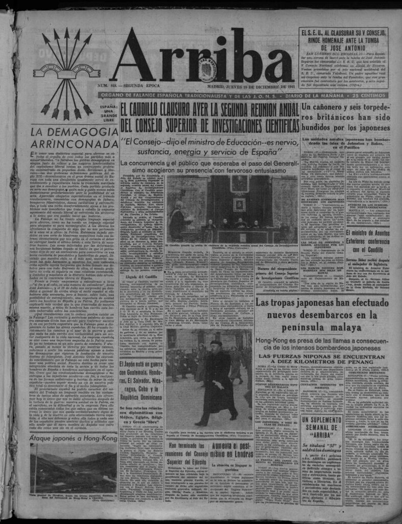 Miniatura de Arriba del 18 de diciembre de 1941