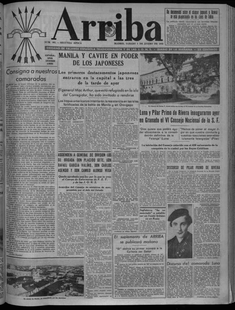 Miniatura de Arriba del 3 de enero de 1942