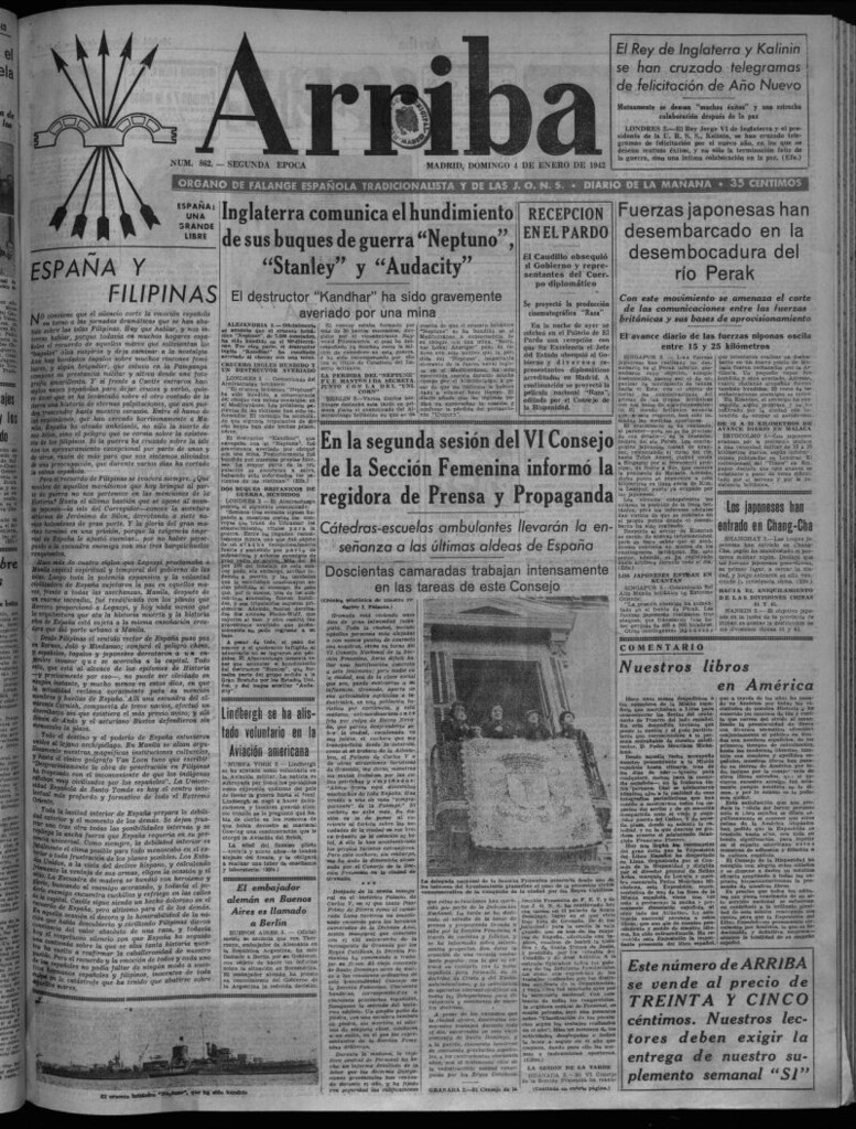 Miniatura de Arriba del 4 de enero de 1942