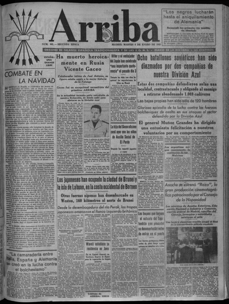 Miniatura de Arriba del 6 de enero de 1942