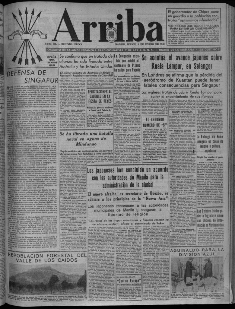Miniatura de Arriba del 8 de enero de 1942