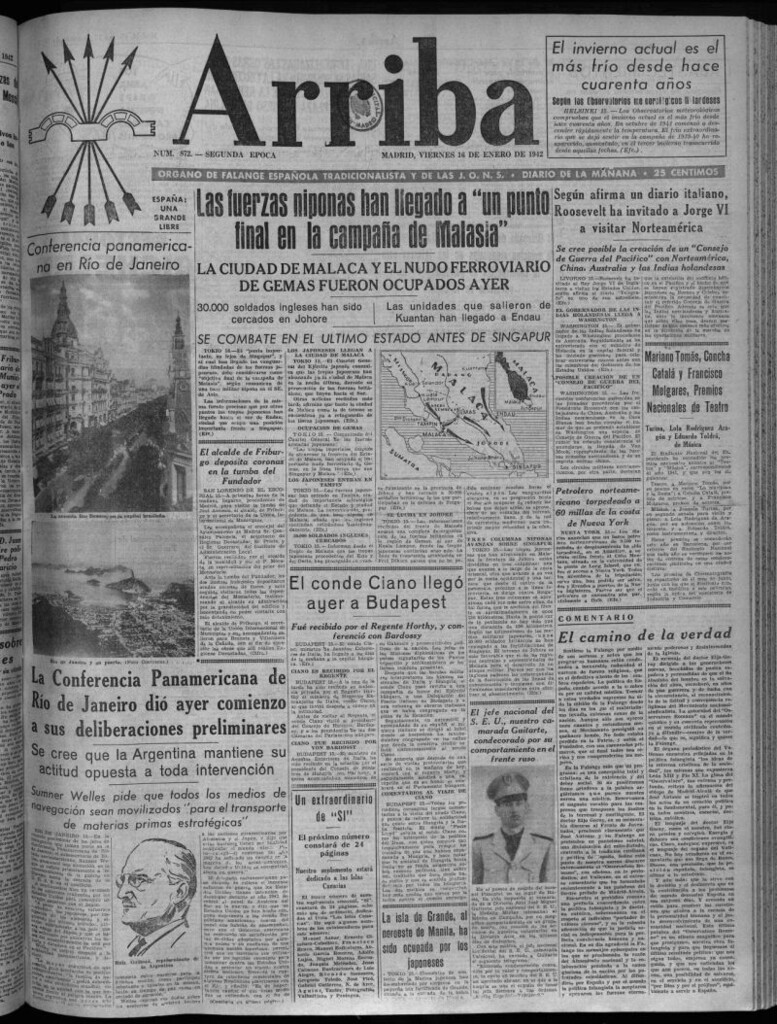 Miniatura de Arriba del 16 de enero de 1942