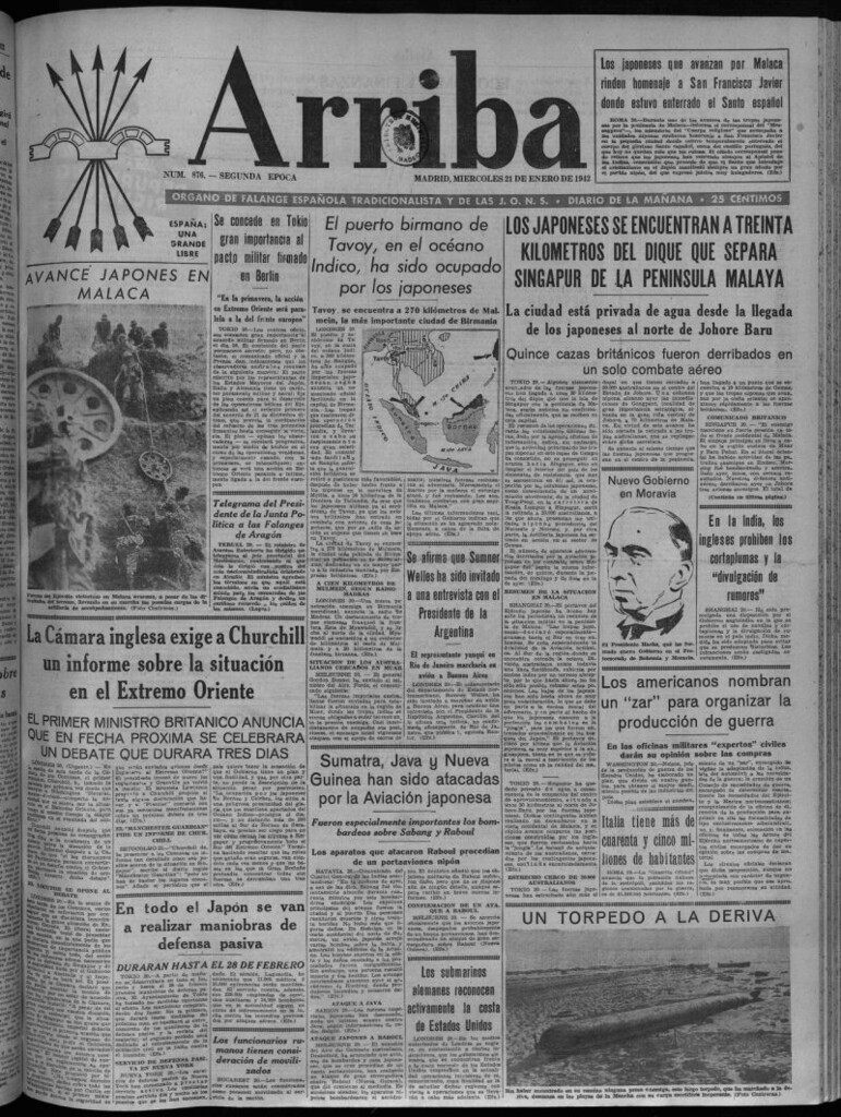 Miniatura de Arriba del 21 de enero de 1942