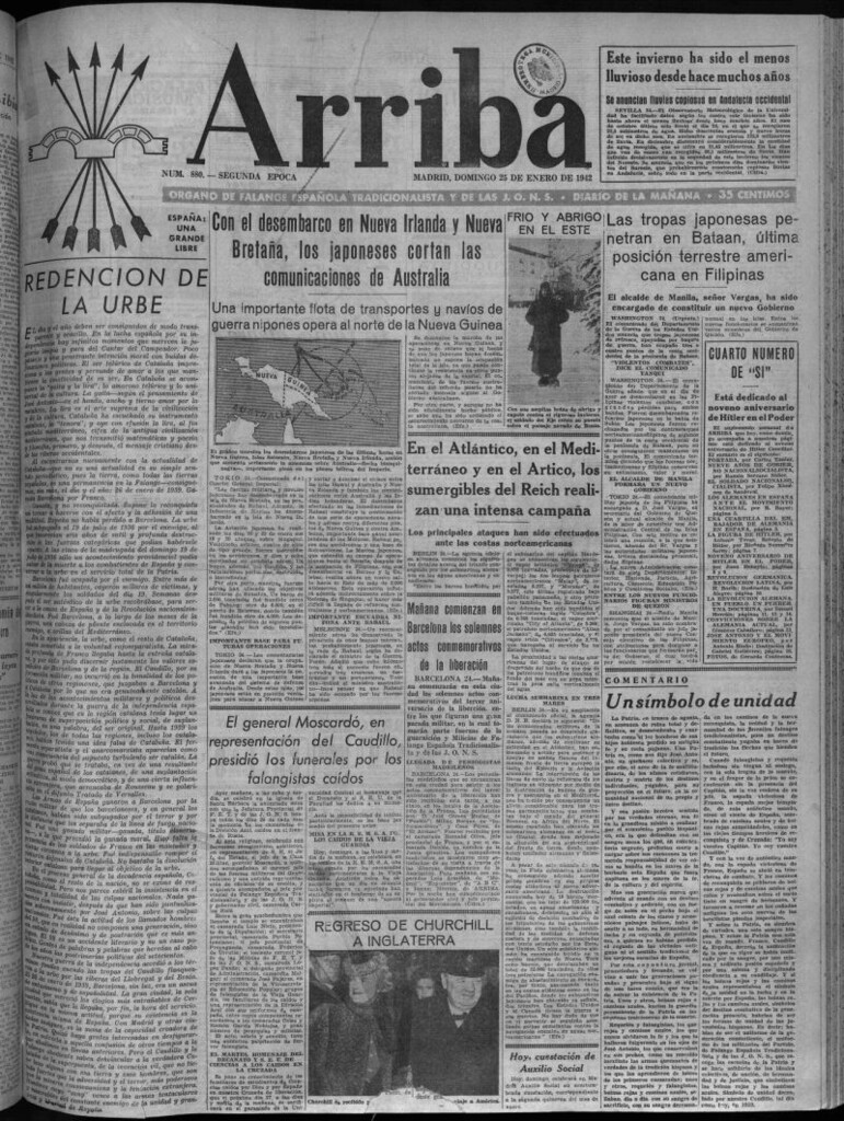 Miniatura de Arriba del 25 de enero de 1942
