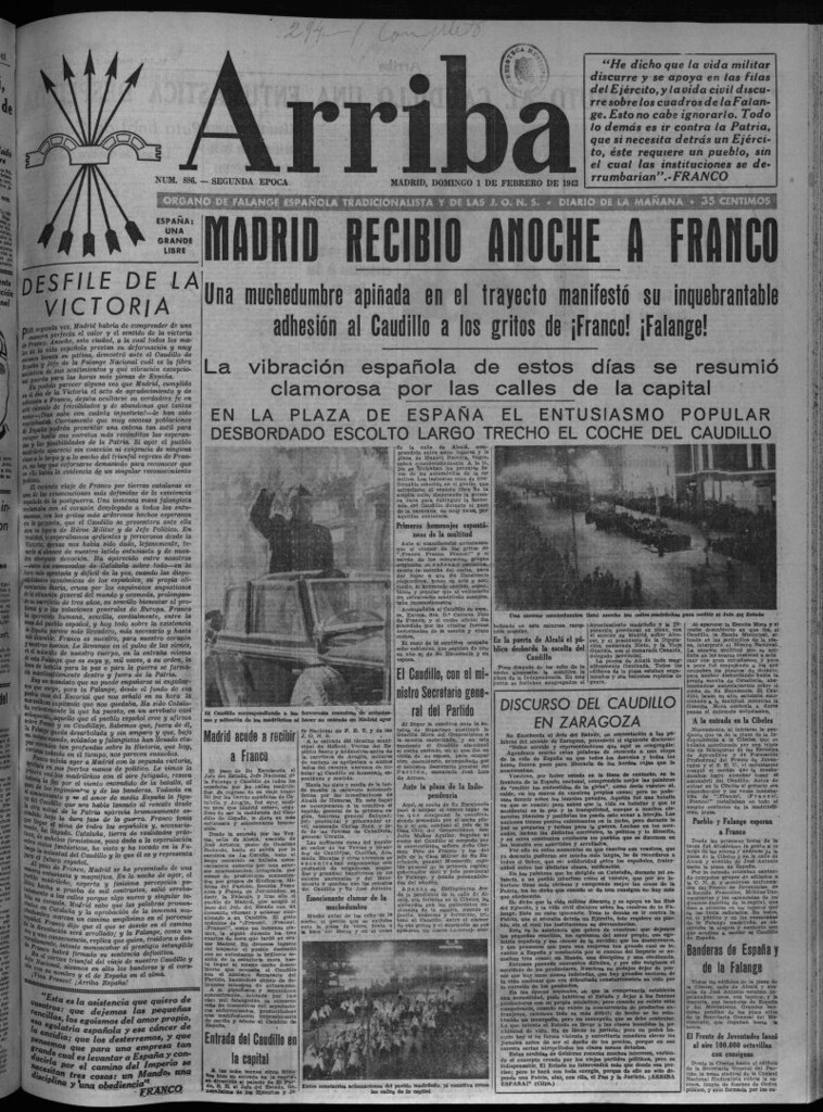 Miniatura de Arriba del 1 de febrero de 1942