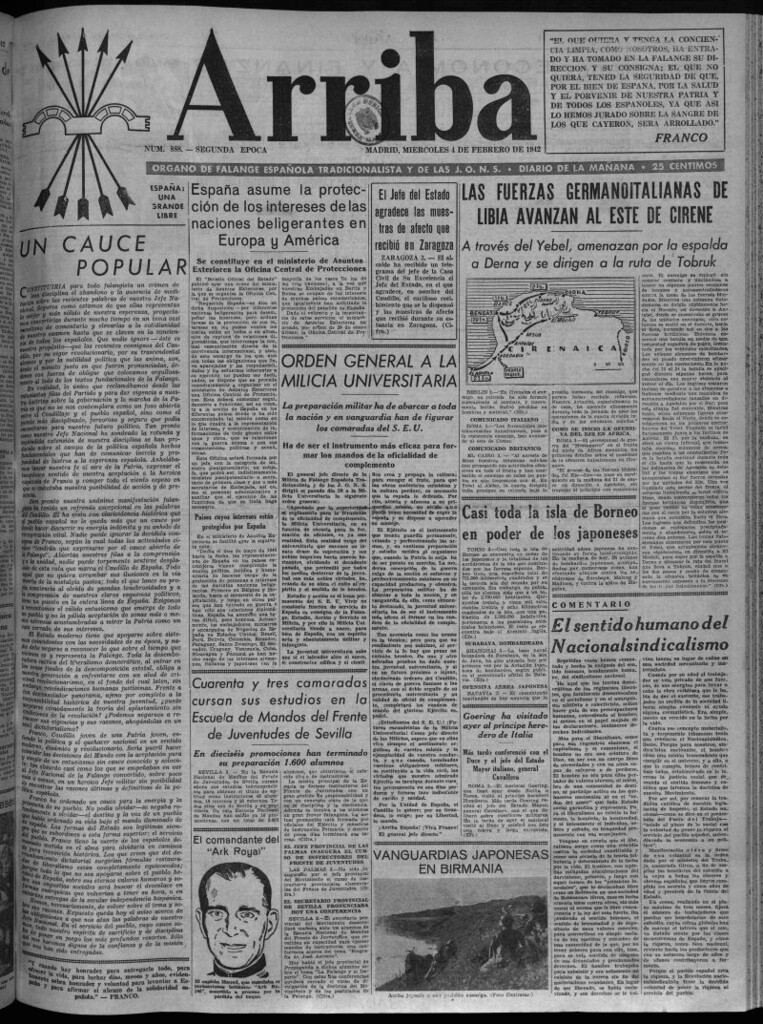 Miniatura de Arriba del 4 de febrero de 1942