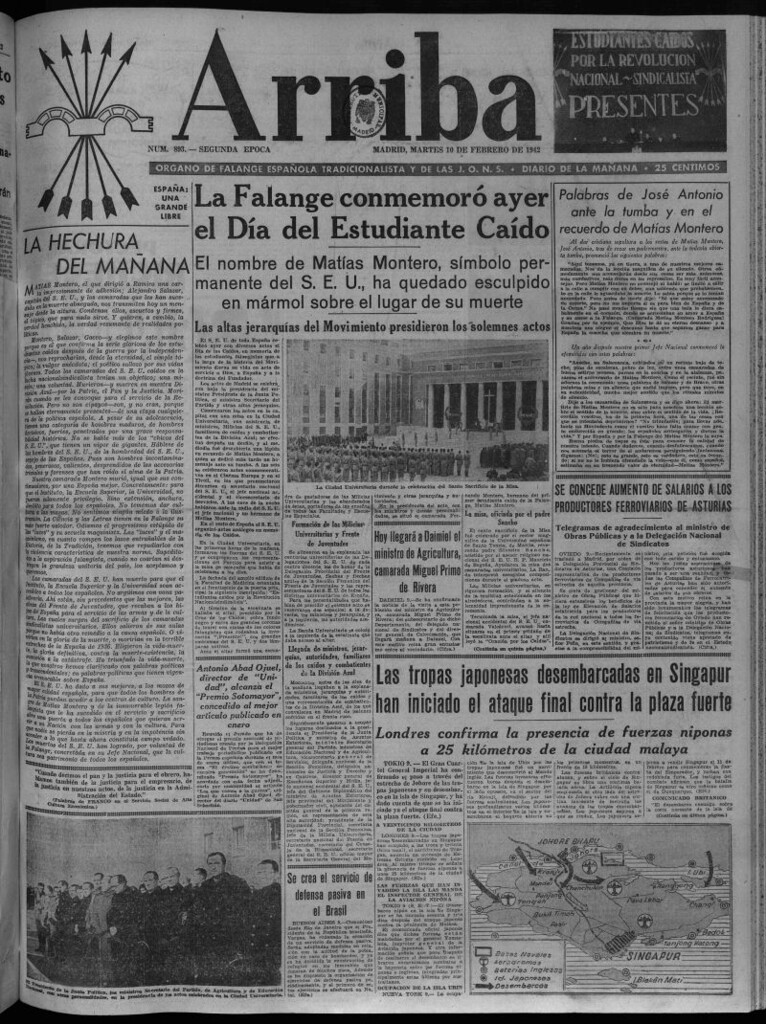 Miniatura de Arriba del 10 de febrero de 1942