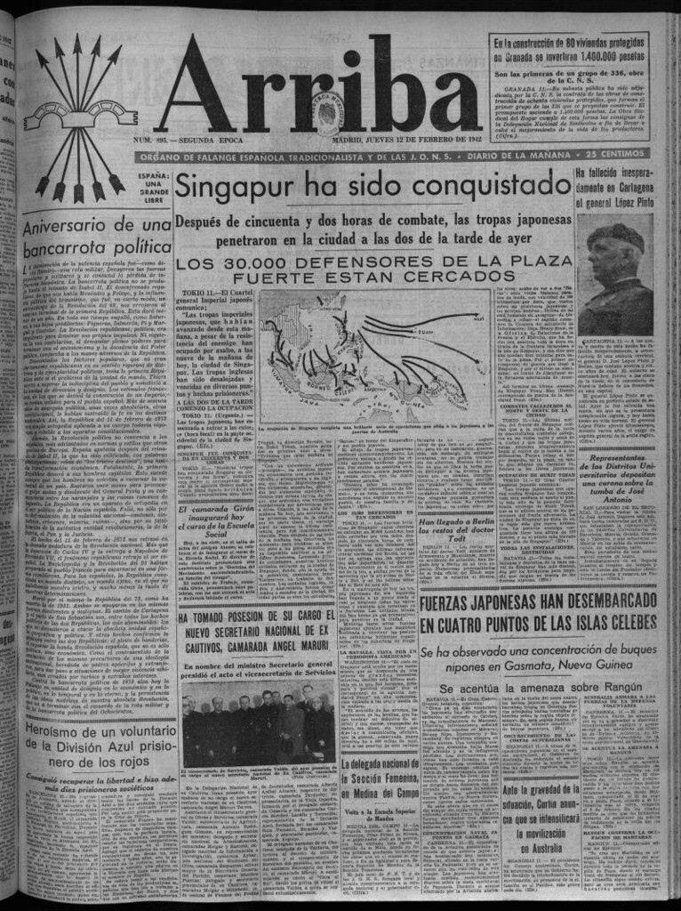 Miniatura de Arriba del 12 de febrero de 1942