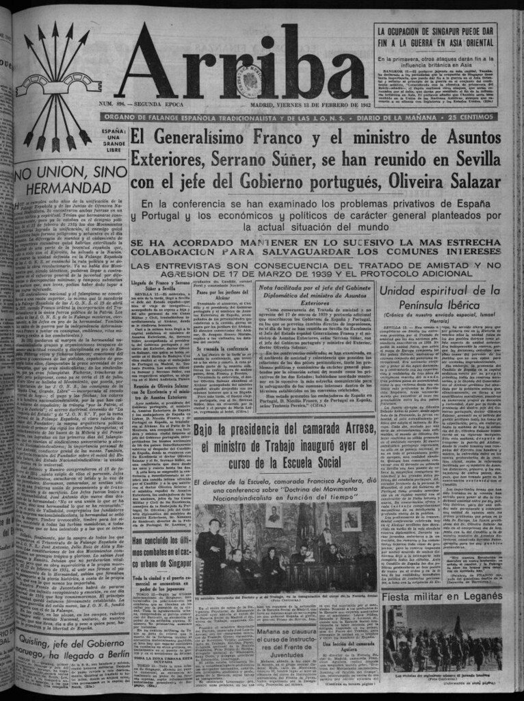 Miniatura de Arriba del 13 de febrero de 1942