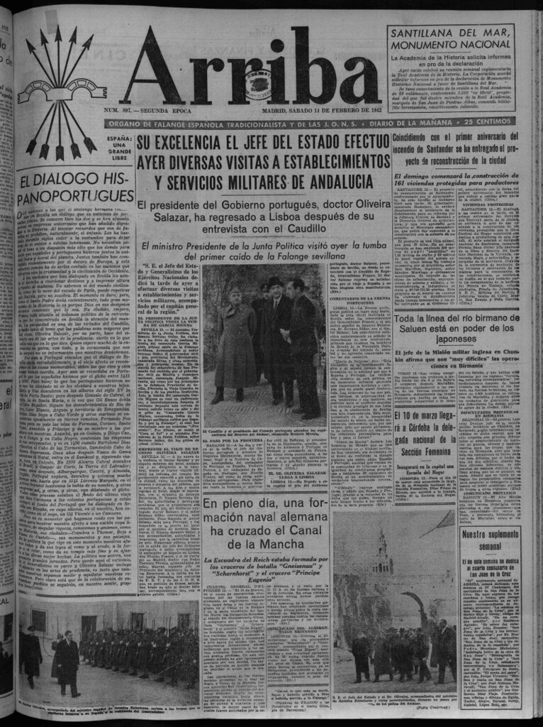Miniatura de Arriba del 14 de febrero de 1942