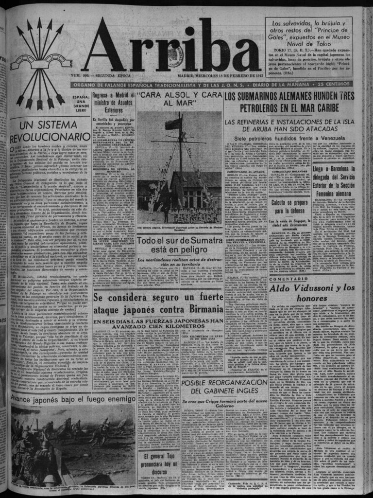 Miniatura de Arriba del 18 de febrero de 1942