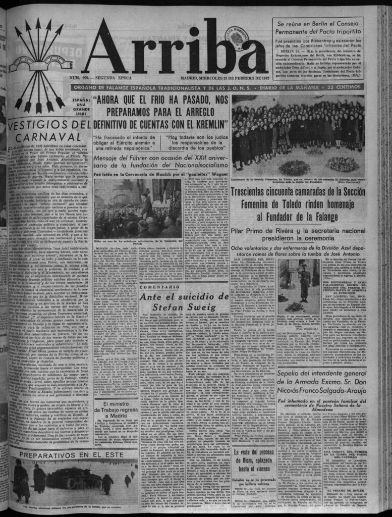Miniatura de Arriba del 25 de febrero de 1942