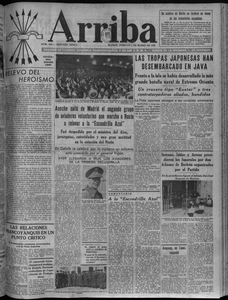 Miniatura de Arriba del 1 de marzo de 1942