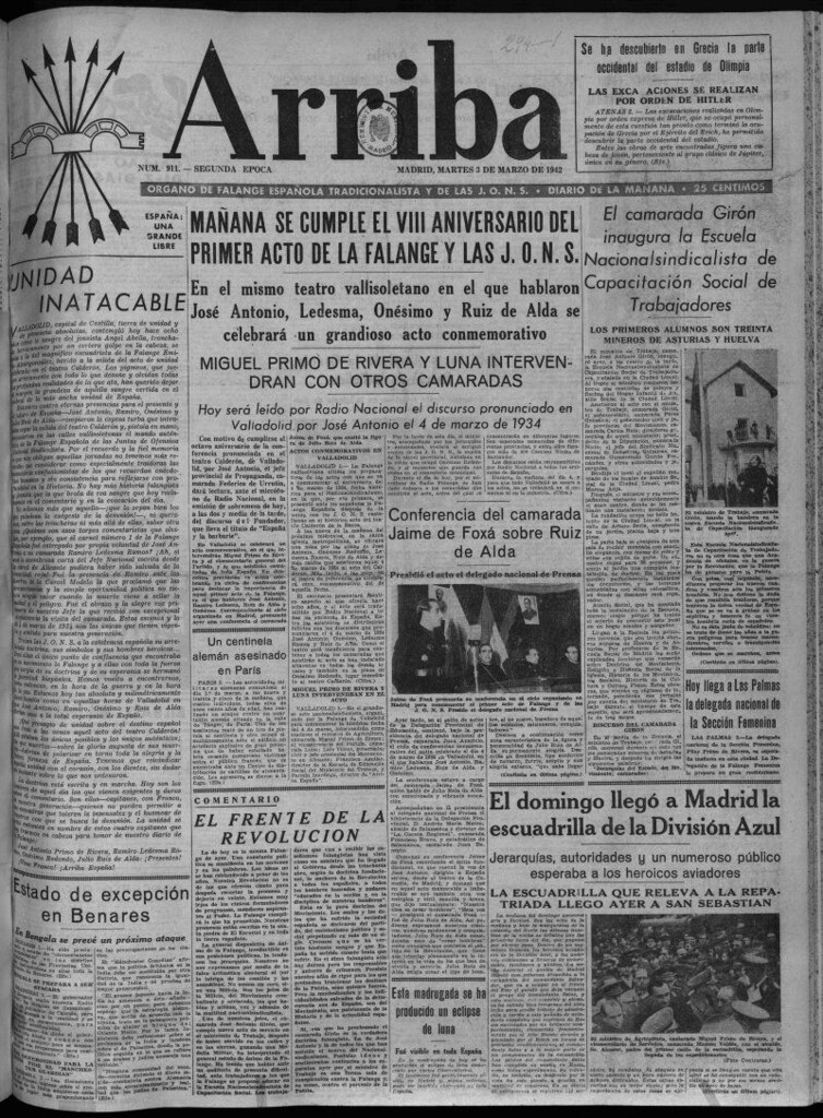 Miniatura de Arriba del 3 de marzo de 1942