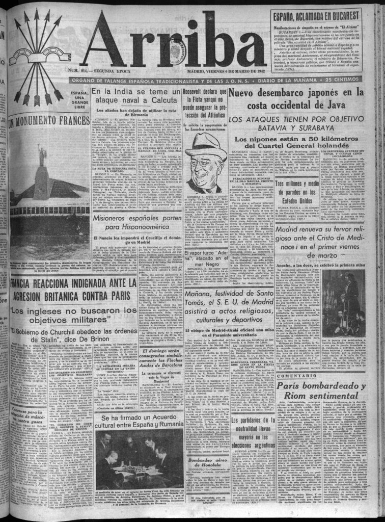 Miniatura de Arriba del 6 de marzo de 1942