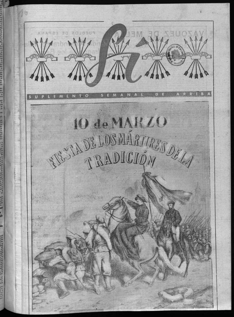 Miniatura de Arriba del 8 de marzo de 1942 suplemento