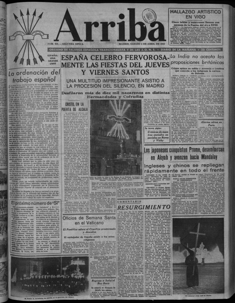 Miniatura de Arriba del 4 de abril de 1942