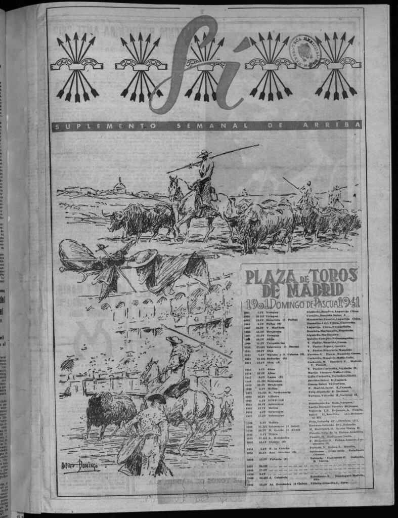 Miniatura de Arriba del 5 de abril de 1942 suplemento