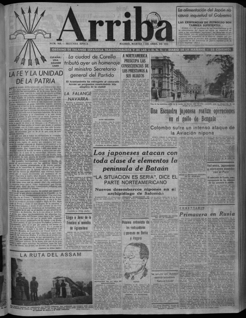 Miniatura de Arriba del 7 de abril de 1942