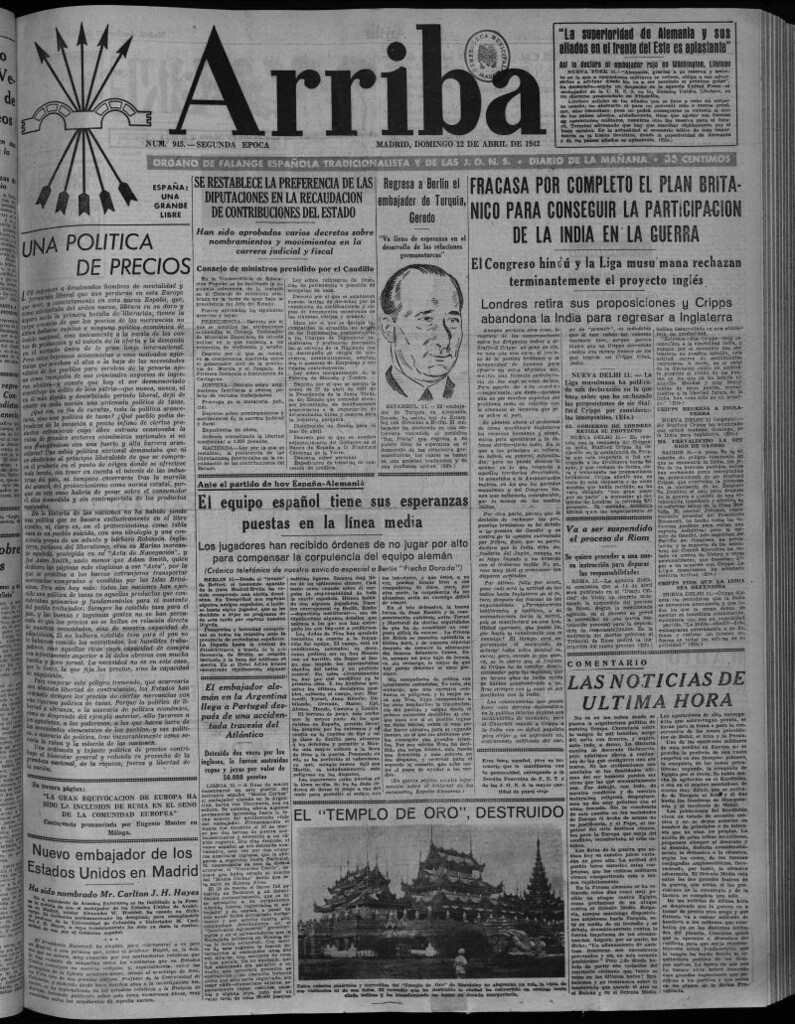 Miniatura de Arriba del 12 de abril de 1942
